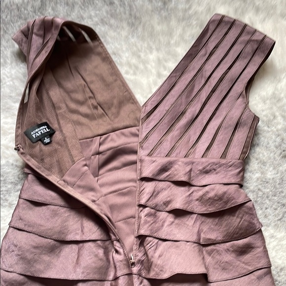 Adrianna Papell Mauve Sleeveless Dress - Picture 11 of 14